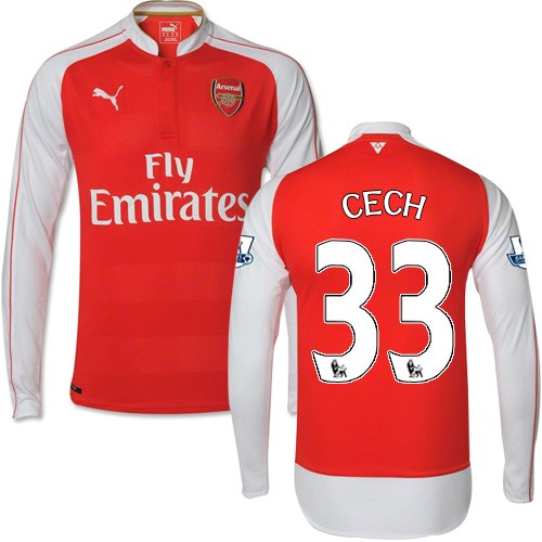 Men's 33 Petr Cech Arsenal FC Jersey 